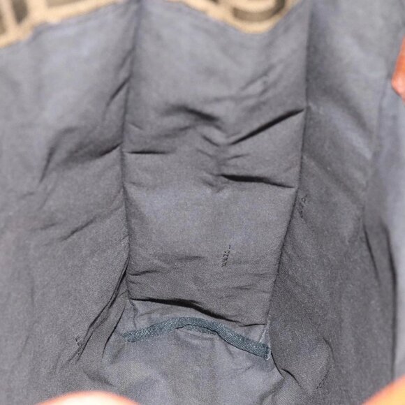 FENDI Zucca Canvas Tote Bag Brown Black Auth am6121 - Picture 12 of 16